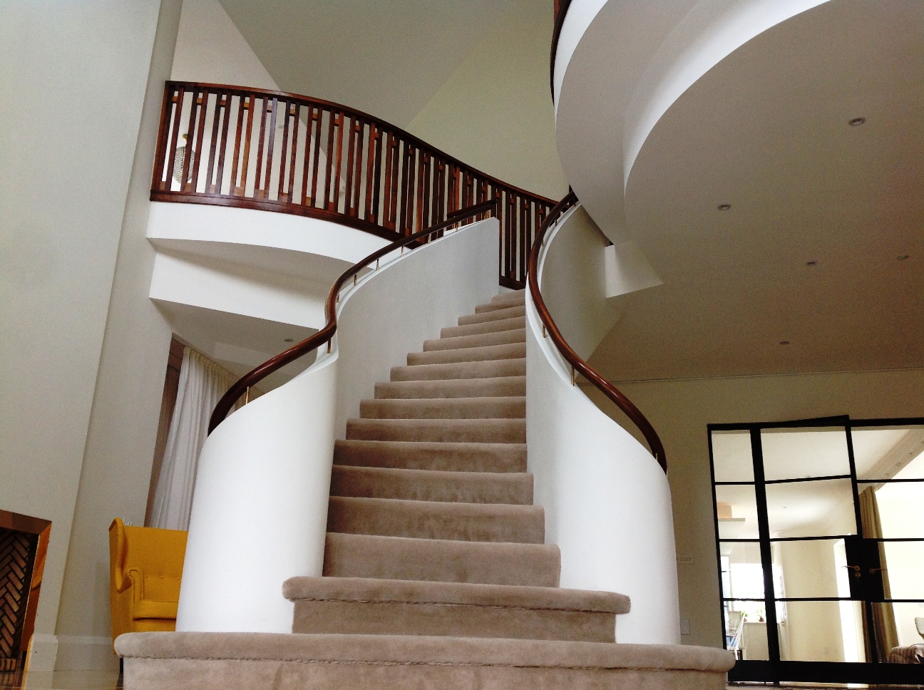 Curved Concrete stairs Kilkenny , Ireland Designed , manufactured